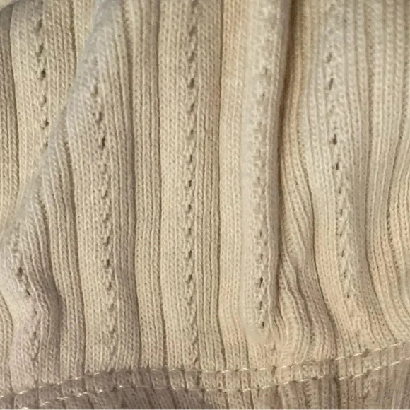 TEA COLLECTION EUC GIRLS IVORY COTTON LEGGINGS PANTS CASUAL BOTTOMS PANTS SIZE 6 - Picture 3 of 4